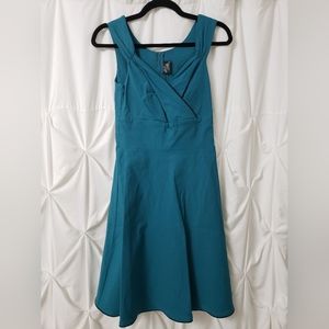 Steady Clothing Diva Dress Teal Sz L NWT